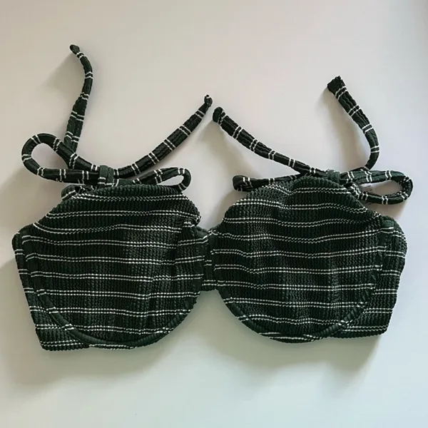 {Abercrombie & Fitch} Brand New Curve Love Tie-Strap Underwire Bikini Top - Image 7