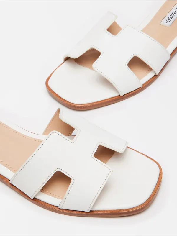 Steve Madden Women’s White Hadyn Sandal - Image 2