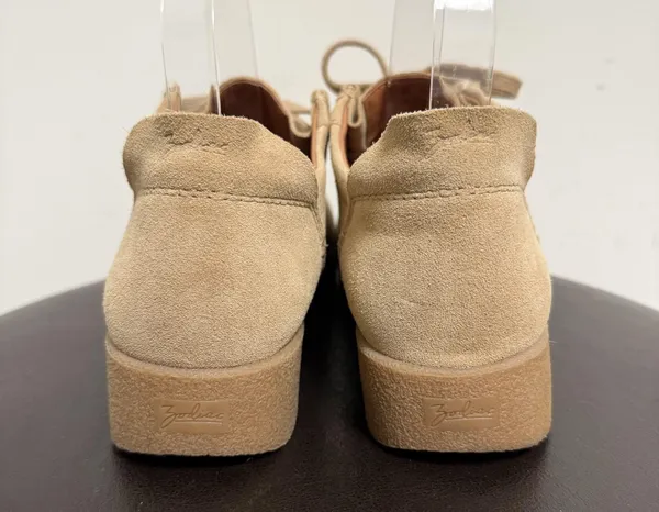 Zodiac Sand Tan Suede Leather Platform Fern Square Toe Chukka Lace Up Shoes 8 M - Image 7