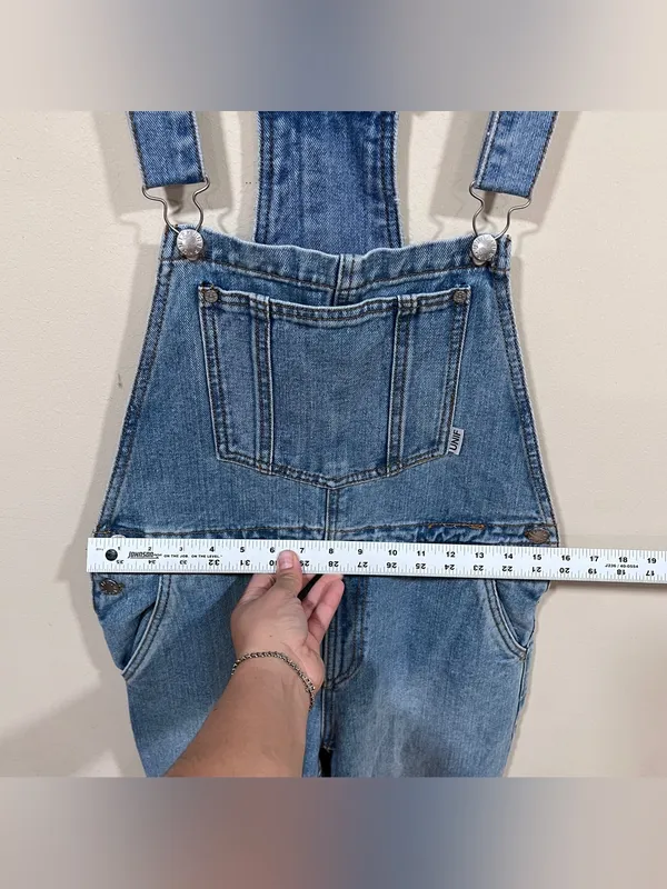 UNIF DENIM BRIT OVERALLS medium blue women’s - Image 4