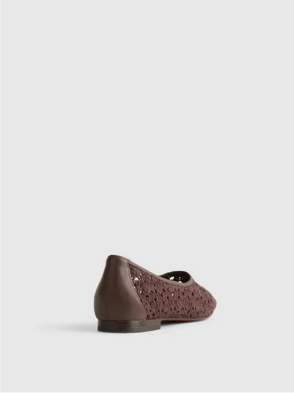 Madewell The Mylie Ballet Flat in Espresso Bean Brown Size 8 NWOB - Image 3