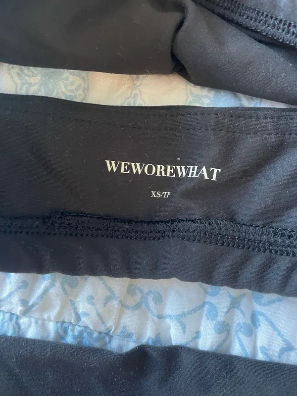 WeWoreWhat Black and White Workout Set - Image 3