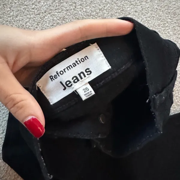 Reformation Classic Black Jeans - Image 2