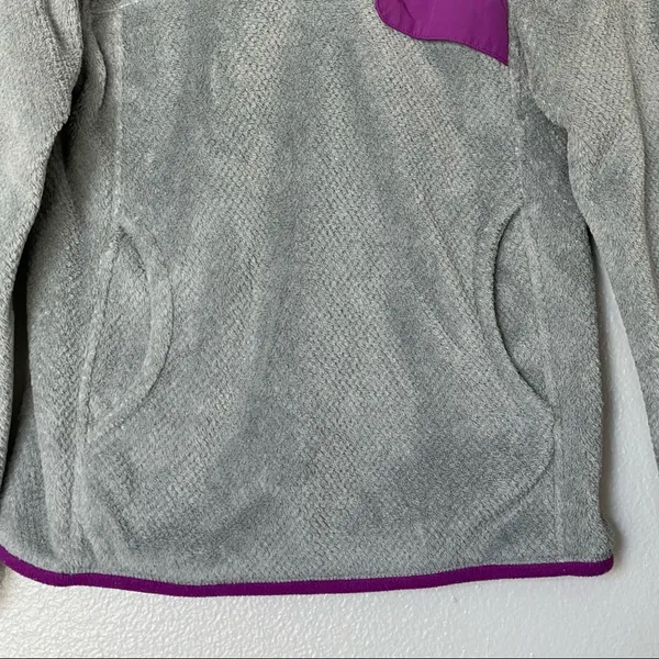 Patagonia Re-Tool Snap-T Pullover Polartec Thermal Pro Gray/Pink Size Small - Image 4