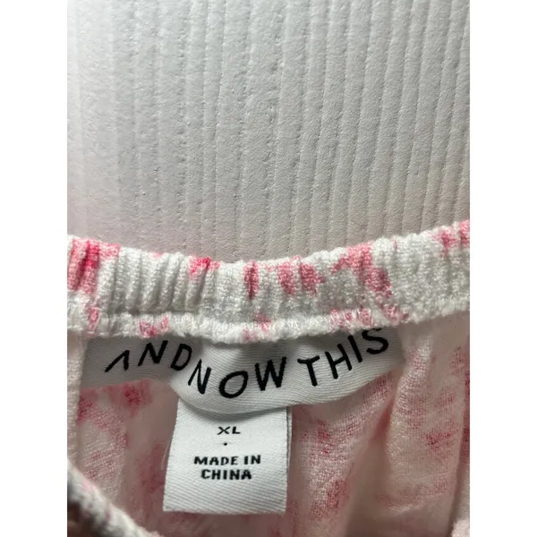 AND NOW THIS Floral Maxi Dress Sundress Sleeveless Pink White XL‎ Cottagecore - Image 4