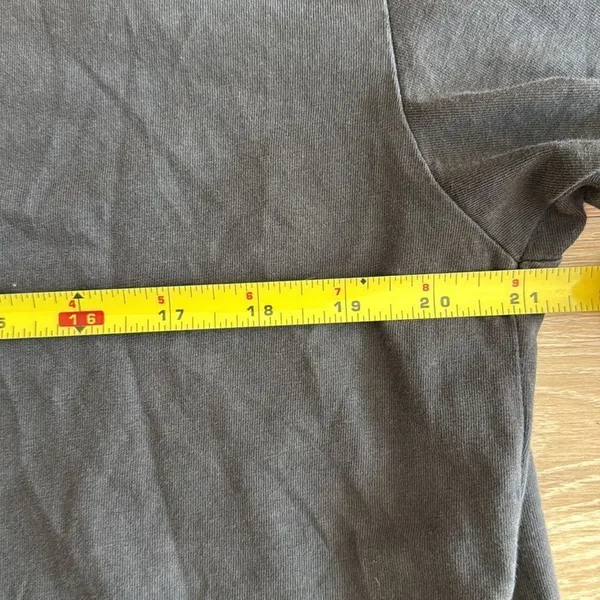 Ethos Encinitas California San Diego Cropped shirt Women’s Gray Large - Image 4