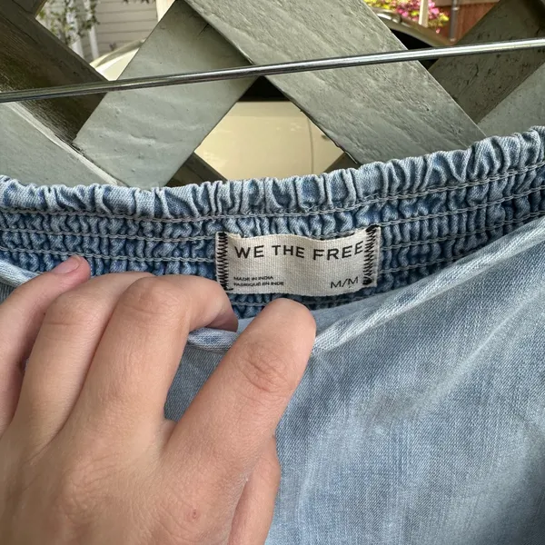 Free People Paradise Found Denim Skort - Image 6