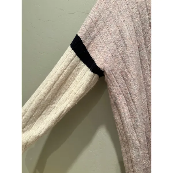 Madewell Striped Bowden Henley Sweater‎ Coziest Yarn Size Small - Image 7