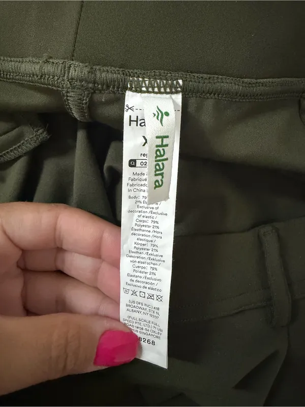 NEW Halara Flex Day Stretch High Waisted Pocket Straight Leg Suit Work Pants‎ XL - Image 4
