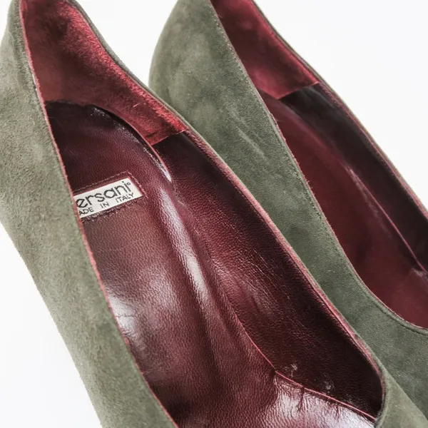 Vintage 60s Verani Suede High Heel Pumps - Image 6
