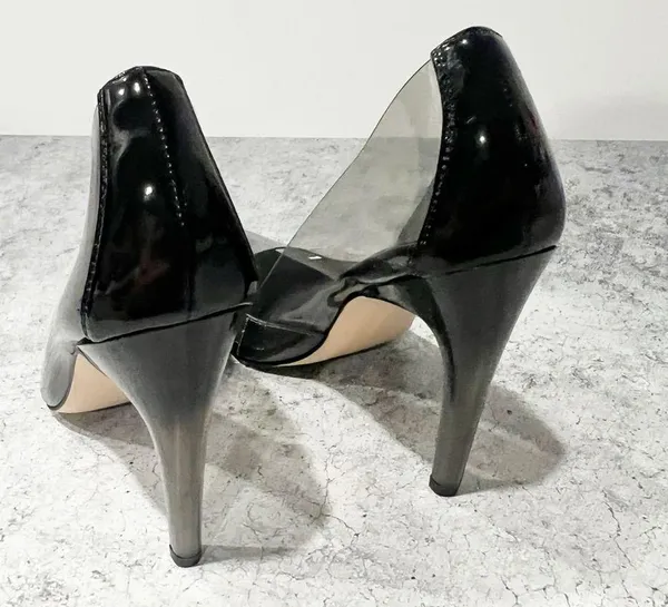 NEW Good American cinderella Pump In Light Smoke Size 9.5 - Image 5