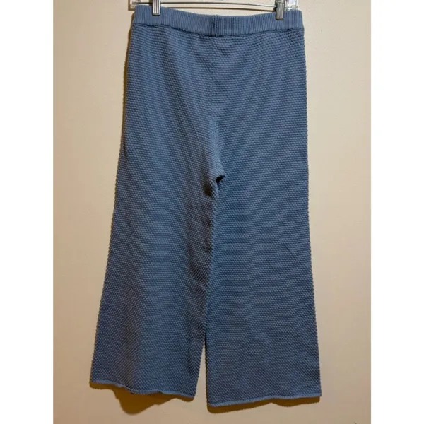 Free People FP Beach Size S Hailee Sweater Knit Wide Leg Pants Blue - Image 6