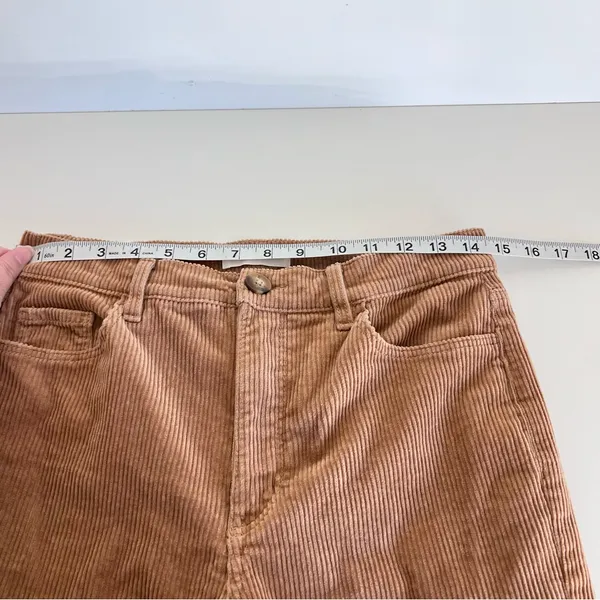 LOFT Women's Straight Corduroy High‎ Rise Pants Perfect Camel - Image 10