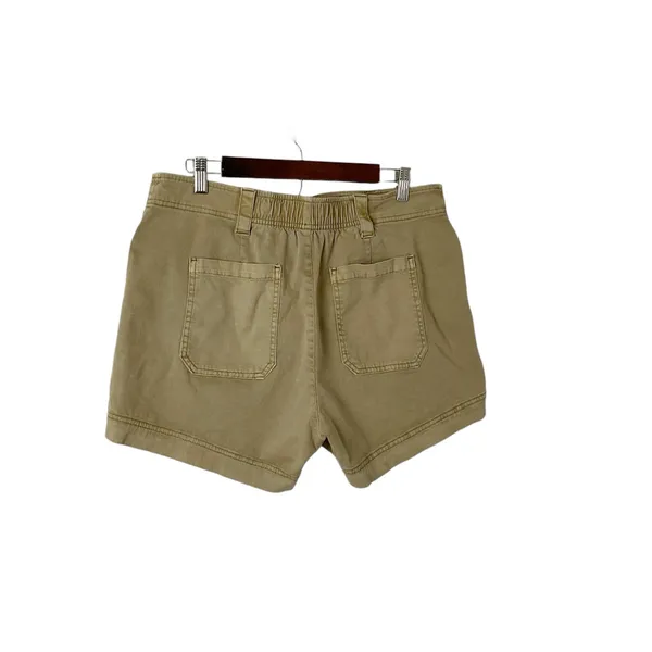 Old Navy Tan Cotton Blend Patch Pocket Shorts‎ Size Large - Image 3