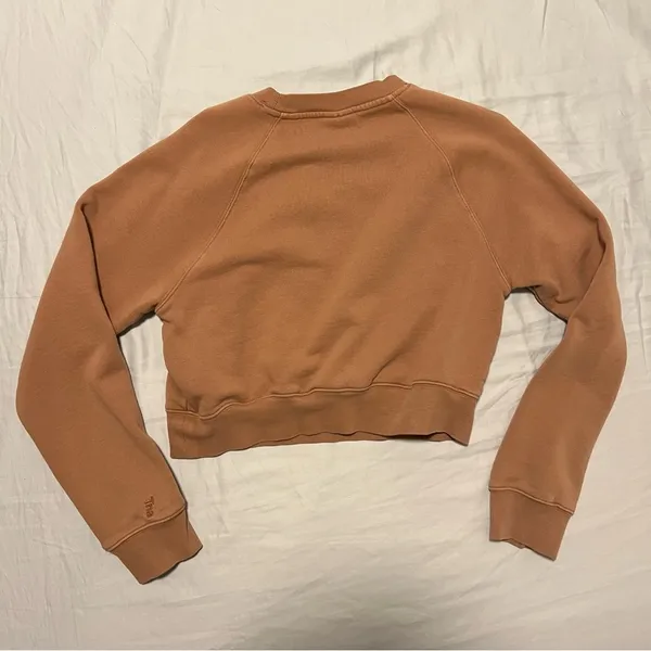 Aritzia TNA Cozy Fleece Cropped Crew Sweatshirt - Image 2