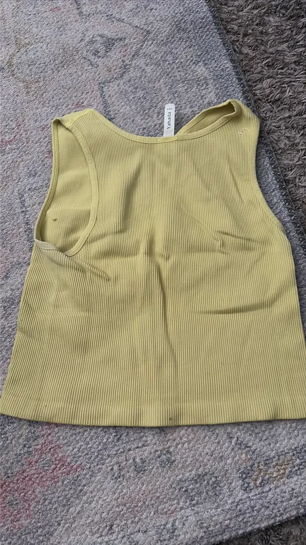 cropped athletic tank - Image 3