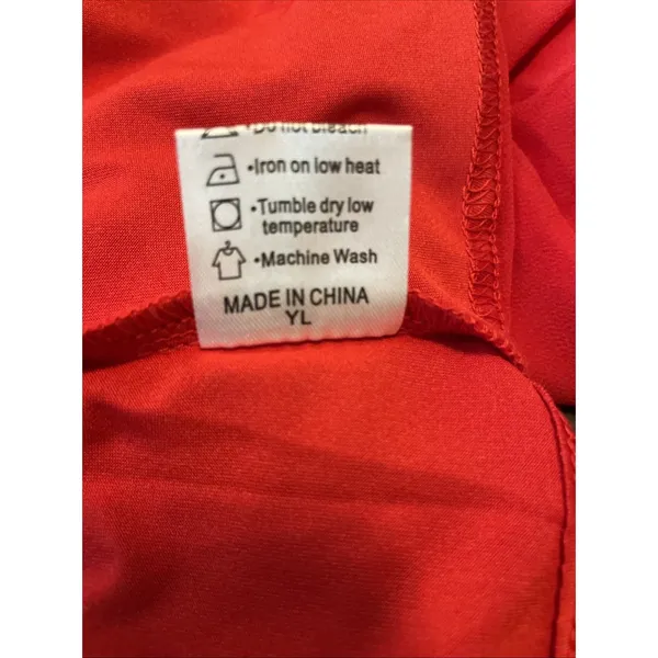 Iwollence XL Red Sleeveless Blouse Layered Chiffon Career Party Top - Image 11