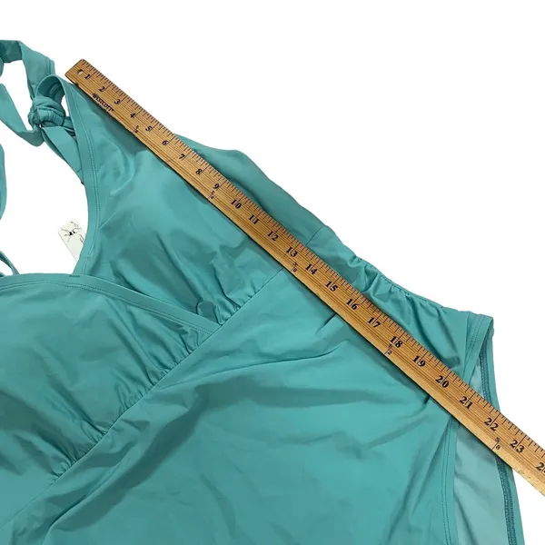CUPSHE Woman's Sz 2X Teal‎ Blue Cut Out One Piece Swimsuit Padded - Image 8