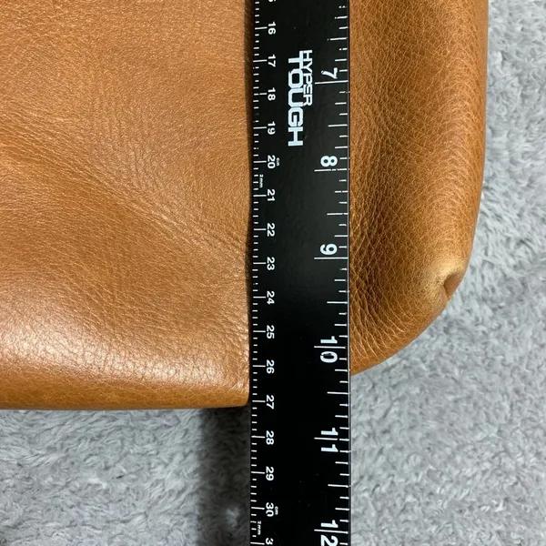 Madewell Transport Tote Bag Womens Medium English Saddle Brown Leather Zip Top‎ - Image 3