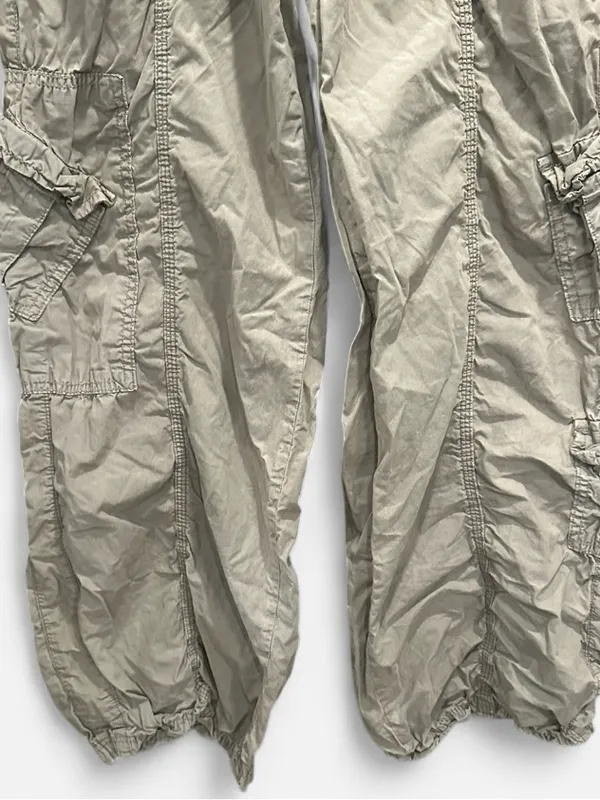 BDG Y2K Low Rise Baggy Cargo Pants Olive Khaki Size M - Image 7