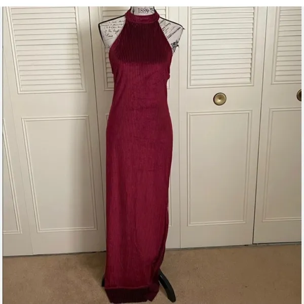 Forever 21 formal dress large maroon - Image 2