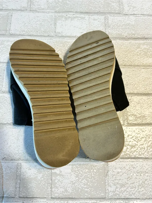 Tom’s Black Platform Slide Sandals - size 8 - Image 7