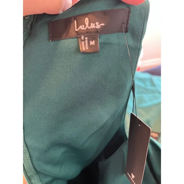 Lulu’s Broadway Show Emerald Green High-Low Gown Size M - Image 13