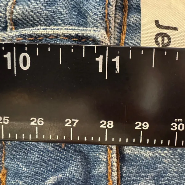 Reformation Julia High Cigarette Jeans Women 28 Sonoma Destroyed Blue - Image 13