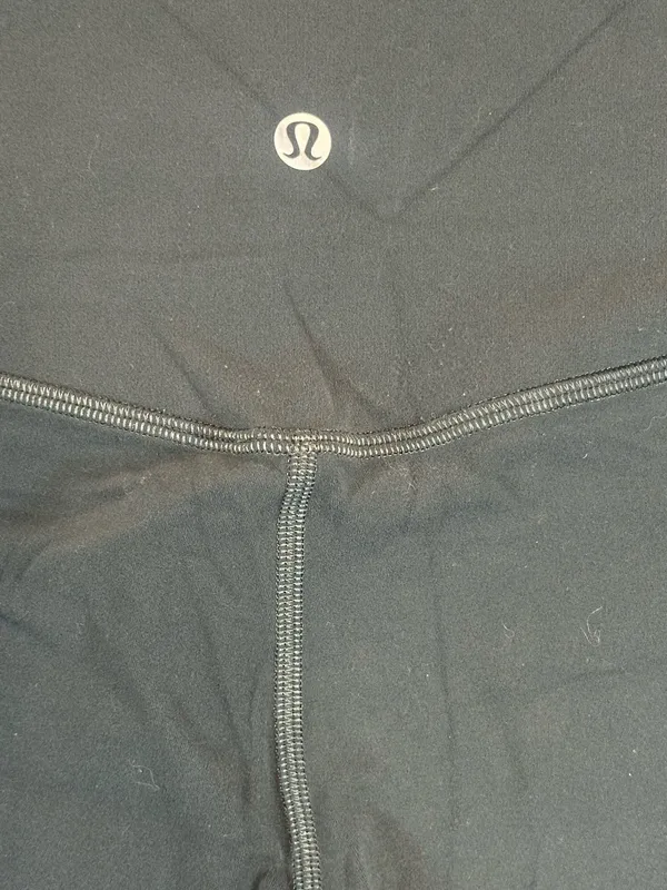 Lululemon Align High Rise Crop Leggings Black Size 8 - Image 6