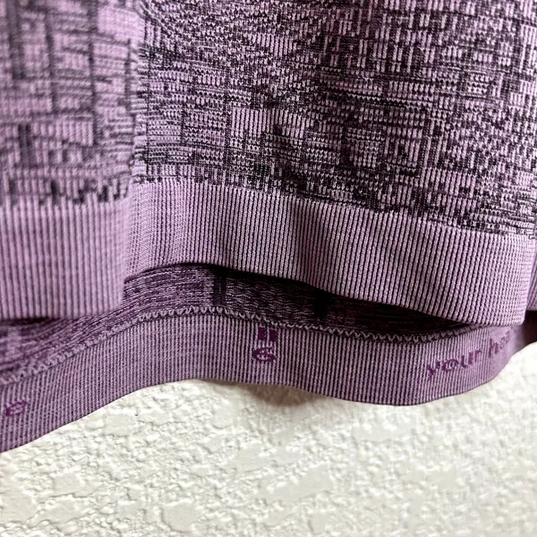 Lululemon Swiftly Racerback 2016 Seawheeze Heathered Lullaby Purple Womens 6 - Image 3