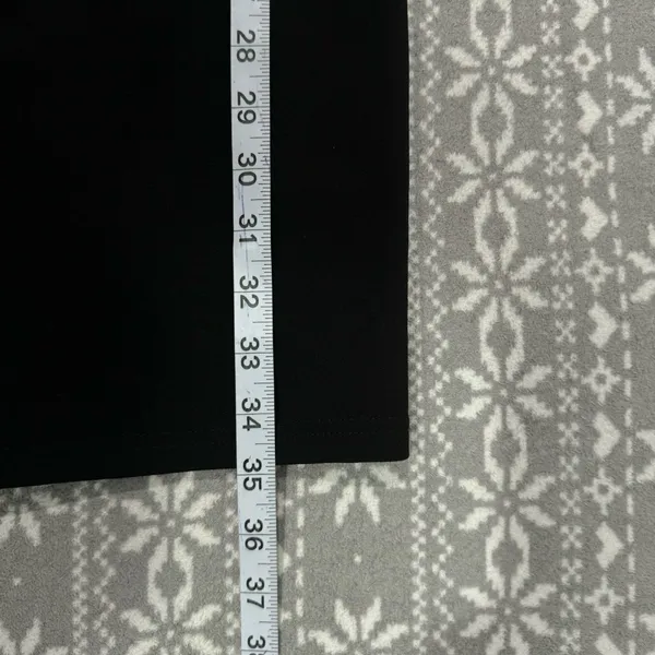 NWT Lulus Black Double V-Neck Little Black‎ Dress XL Minimalist Sleek Date Night - Image 10