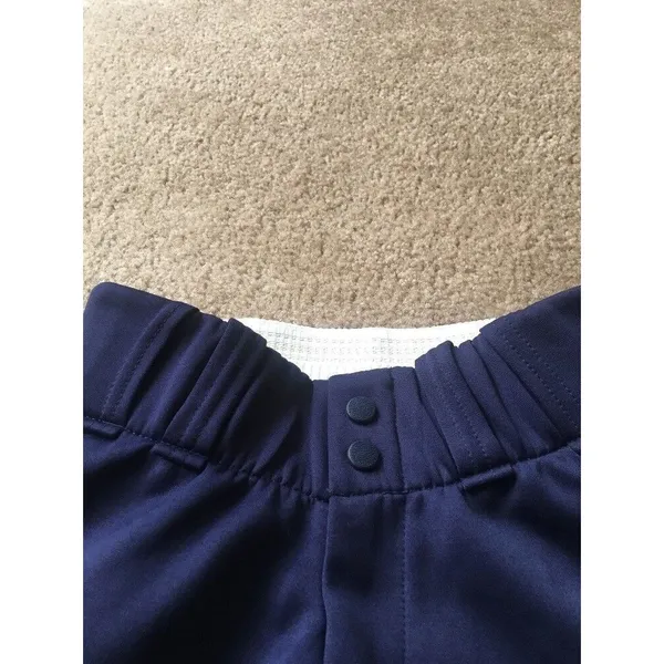 Women's Worth Crop Softball Baseball Pants Size XS Navy Blue - Image 2