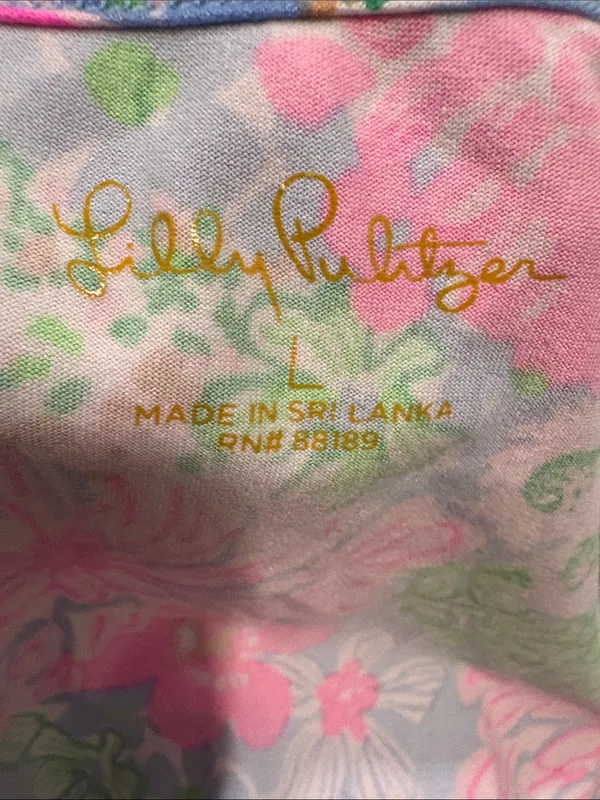 Lilly Pulitzer PJ Knit Henley Top Lil Soiree All Day - Image 8
