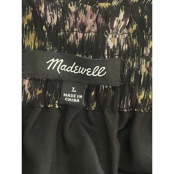 Madewell Crinkle Georgette Tiered Maxi Skirt in Blurred Blooms - Image 9
