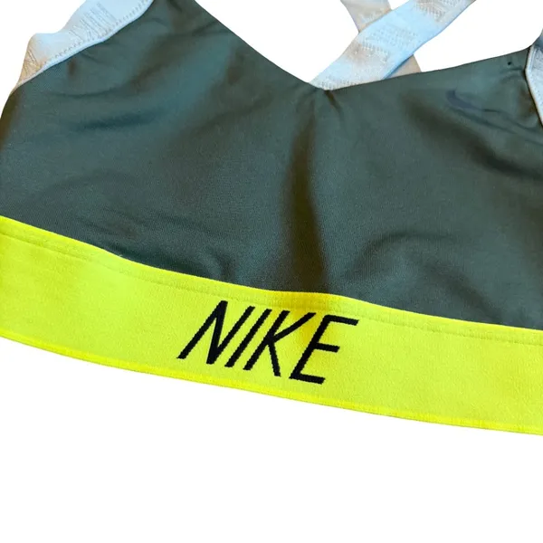 Nike Pro Indy Logo Sports Bra Pull-On Strappy Athletic Workout Size Small Womens - Image 6