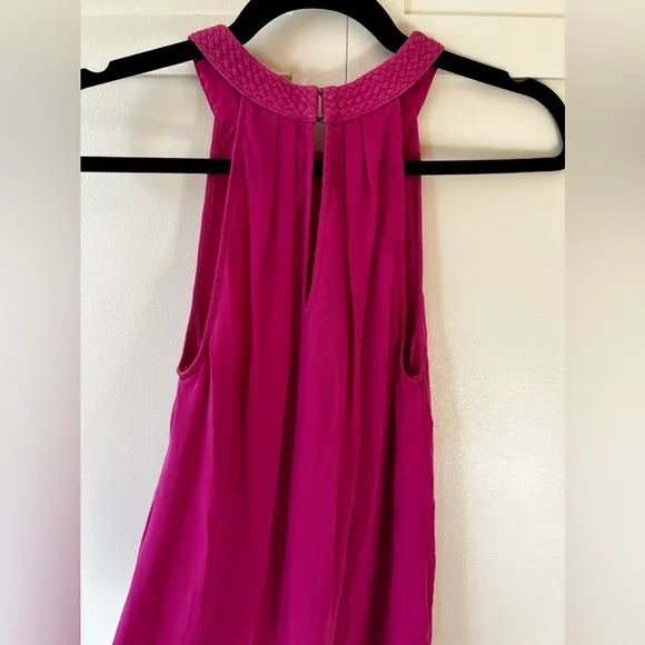 Joie Pink Women’s 100% silk fantina pink tank‎ top Size Small - Image 8
