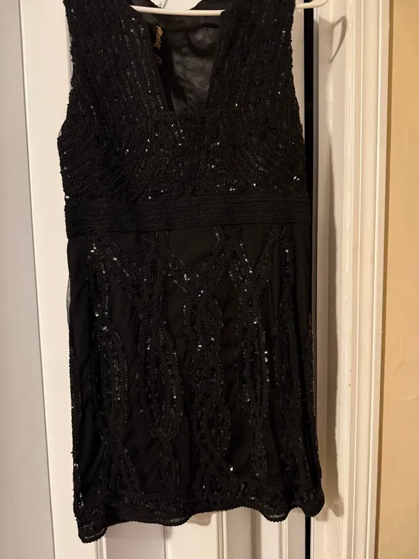 Free people sequin party dress black - Image 4