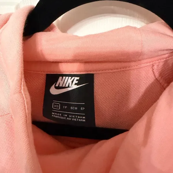 Nike Fleece Funnel Neck Hoodie embroidered logo size‎ XS - Image 6