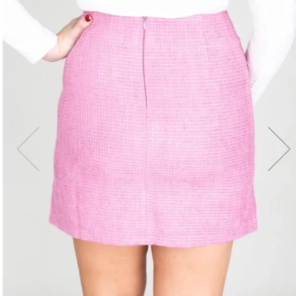 Pink Lily Pink Pencil Mini Skirt - Small Brand new without tags - Image 3