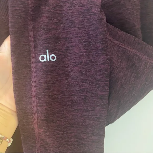 ALO Yoga Purple Leggings - Image 2