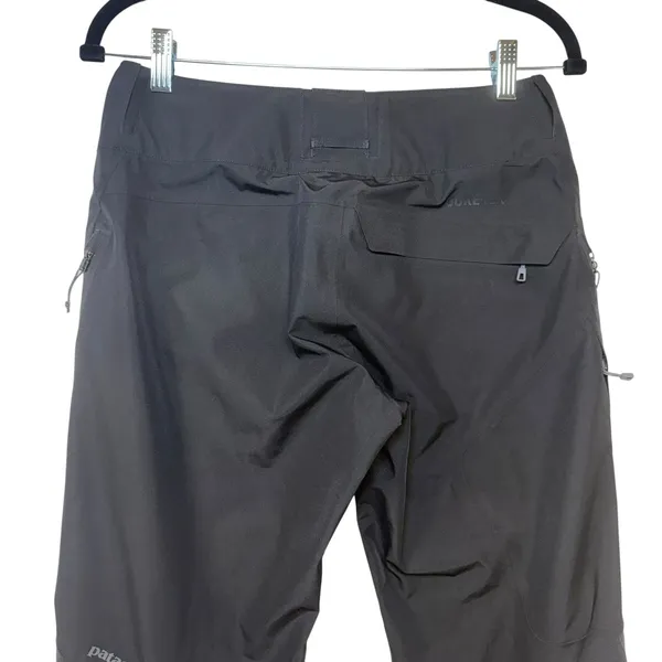 Patagonia Gore-Tex Snow Pants Powder‎ Bowl Black Ski Snowboard Shell RECCO XS - Image 7