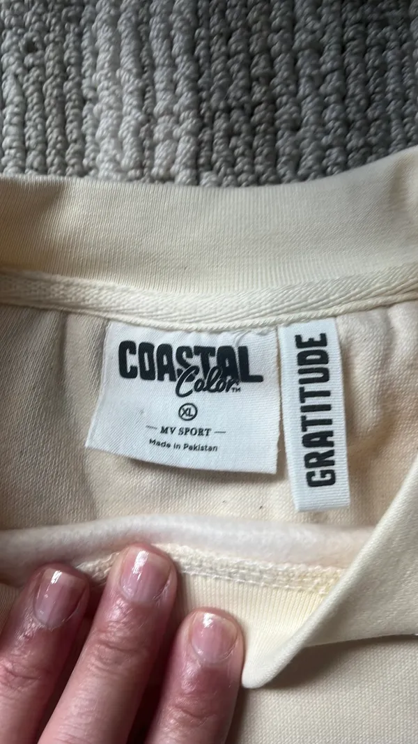 Crewneck Sweatshirt White Size XL - Image 3