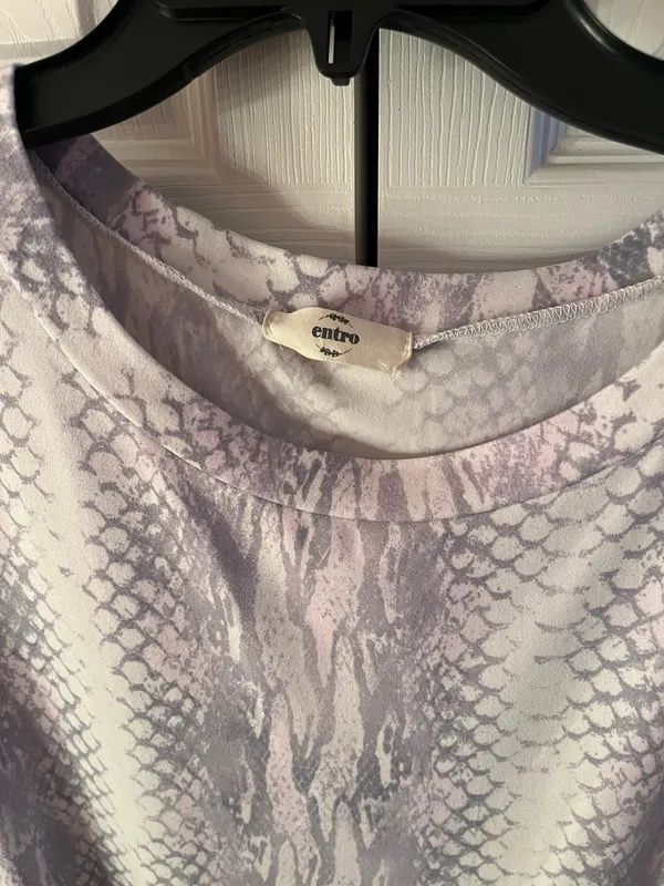 Snake print Entro babydoll top - Image 2