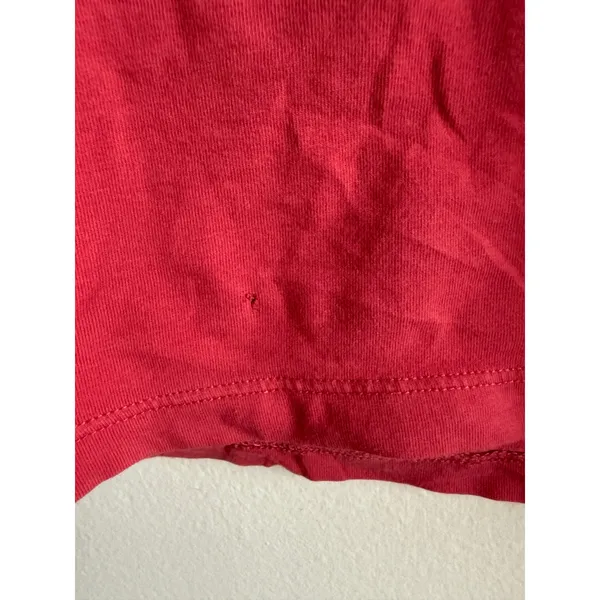 Burberry‎ Pink Cuffed Nova Check Sleeve T-Shirt Womens Medium Short Sleeve Tee - Image 5