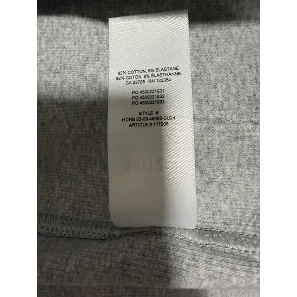 Aritzia TNA Quartz Ribbed Bodycon Mini Dress Heather Gray Women's‎ Size Large - Image 11