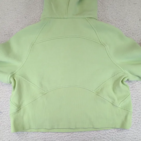 Lululemon Scuba Oversized Half-Zip Hoodie Dewy Green W3DM4S XS/S - Image 9