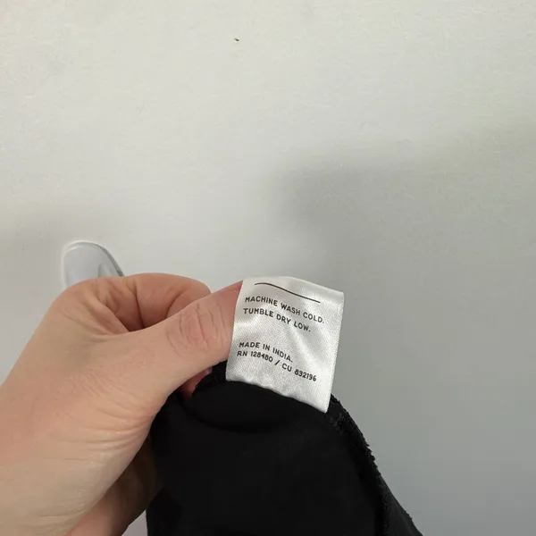 Pact Organic Cotton Black Mini Skirt Athleisure Minimalist Capsule Womens XXL - Image 7
