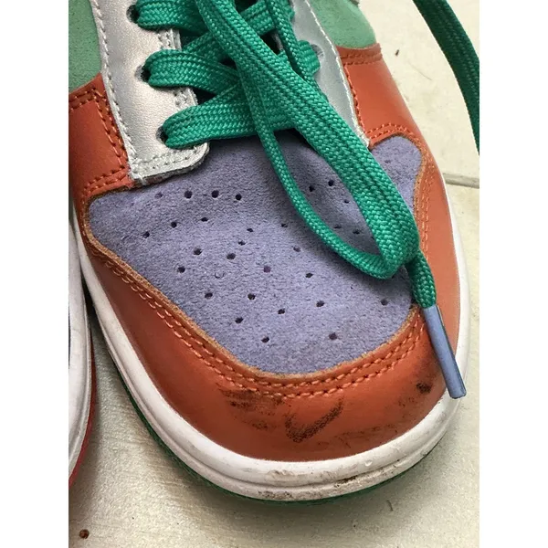 Nike Dunk Low SE Patchwork Multi-Color‎ Sneakers DN0855-600 Womens Size 7 - Image 11