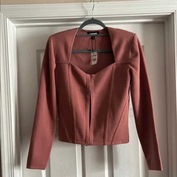 NWT Express Body Contour Corset Sweater Jacket - Image 2