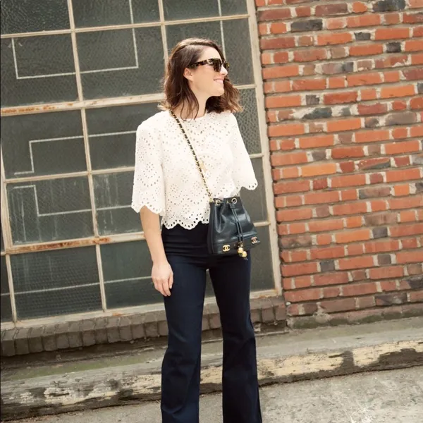 ✨HP✨ZARA  - CROPPED EMBROIDERED LASER-CUT TOP✨ - Image 5